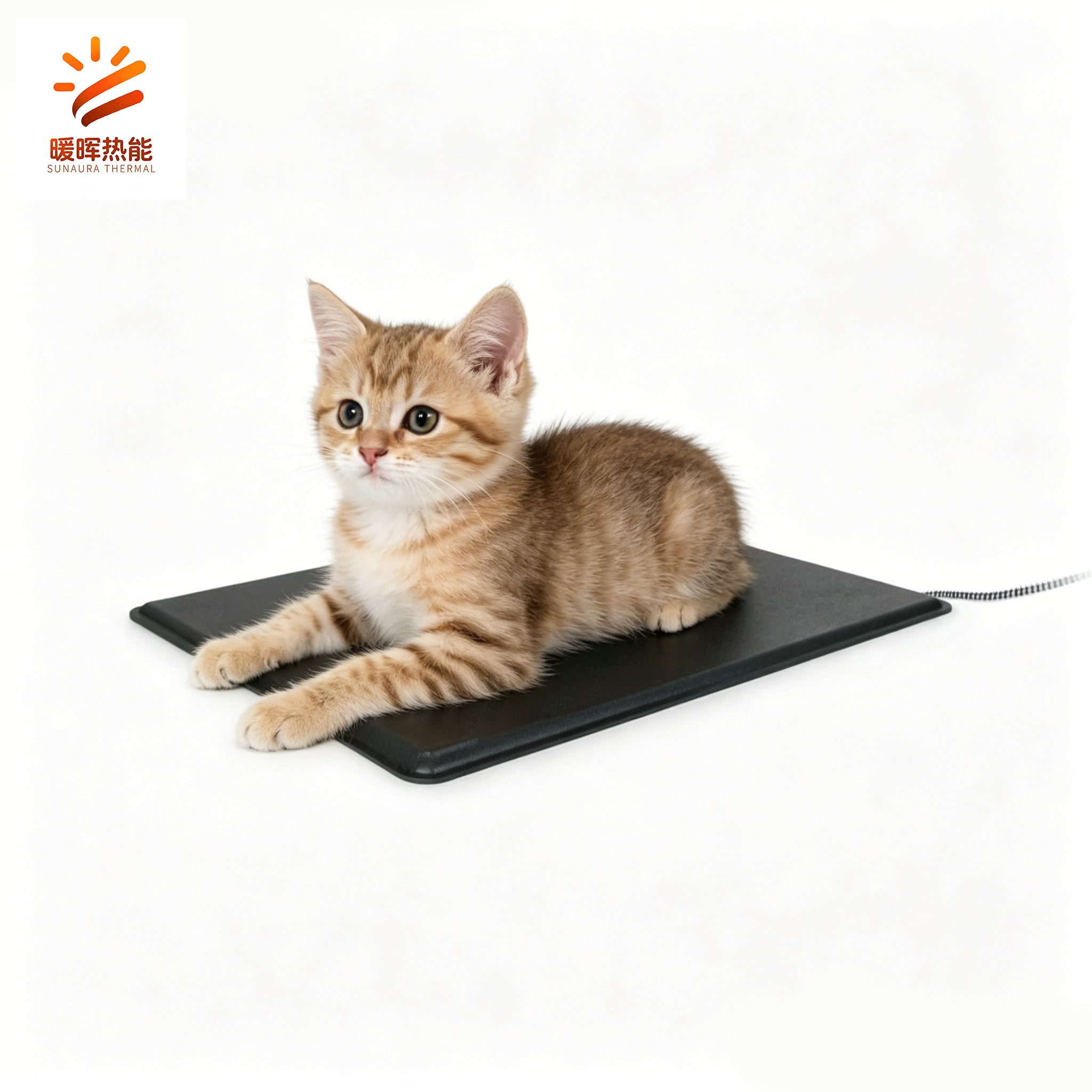 SunAura Thermal Pet Heating Pad Pet Heating mat  Pet Heating Pad Electric Indoor Waterproof for Reptiles, 8" x 12" inch – OEM/ODM
