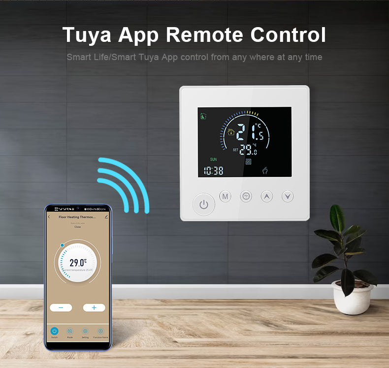 SunAura K1M Intelligent WiFi Thermostat for Electric Floor Heating