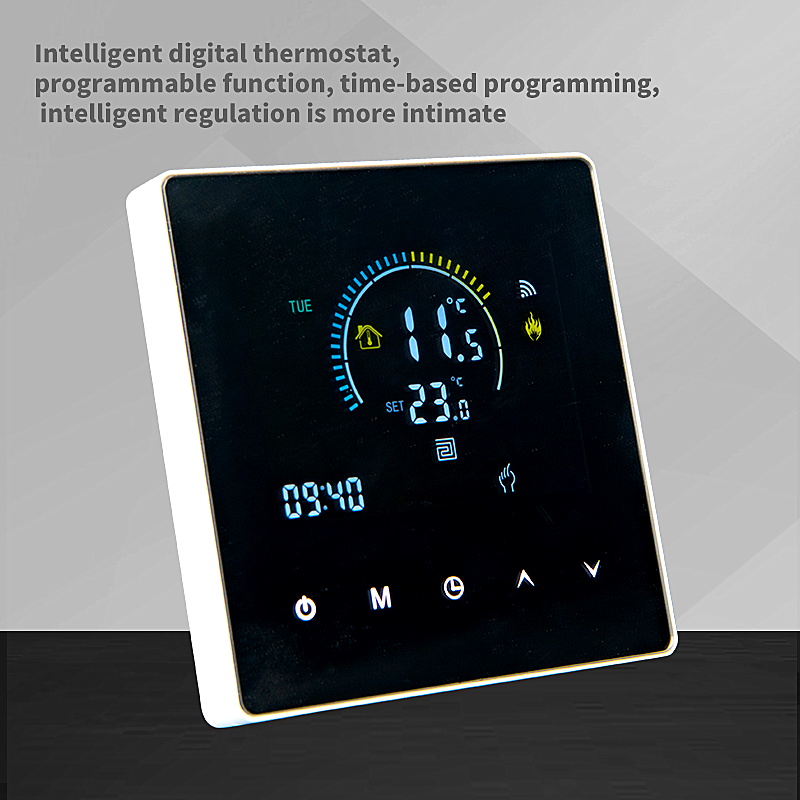 SunAura K2 Intelligent Digital Thermostat – Programmable WiFi Floor Heating Controller