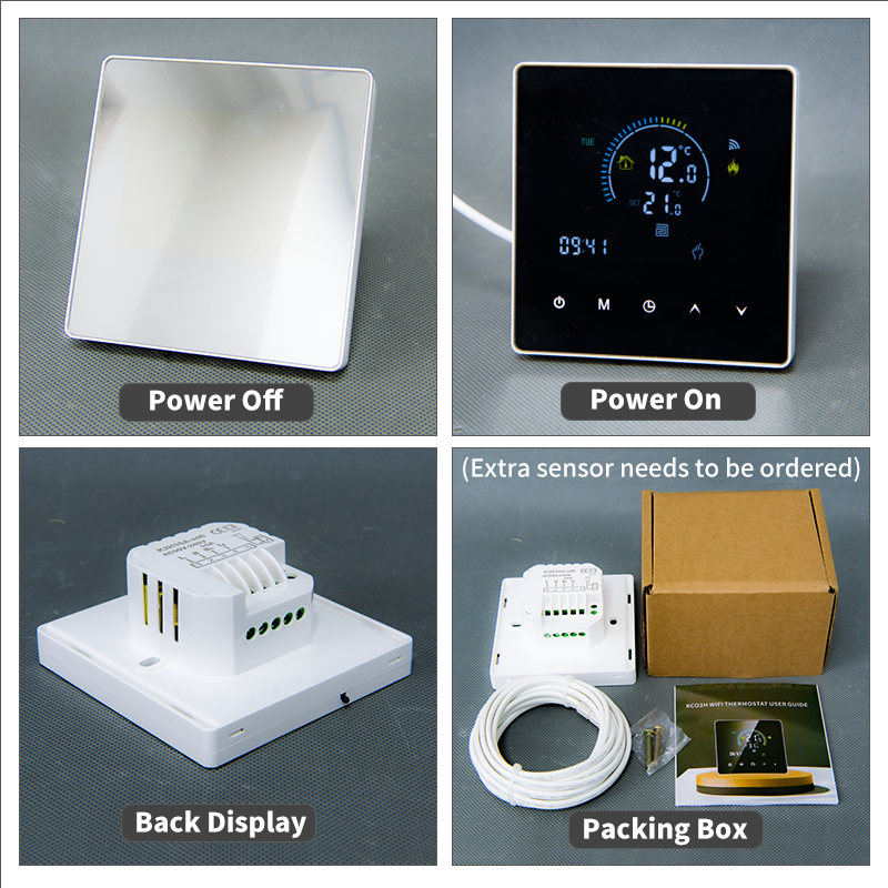 SunAura K2 Intelligent Digital Thermostat – Programmable WiFi Floor Heating Controller