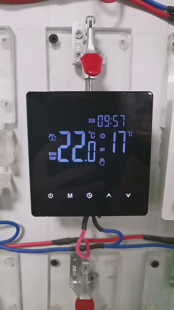 SunAura K2M Intelligent WiFi Underfloor Heating Thermostat with Voice Control